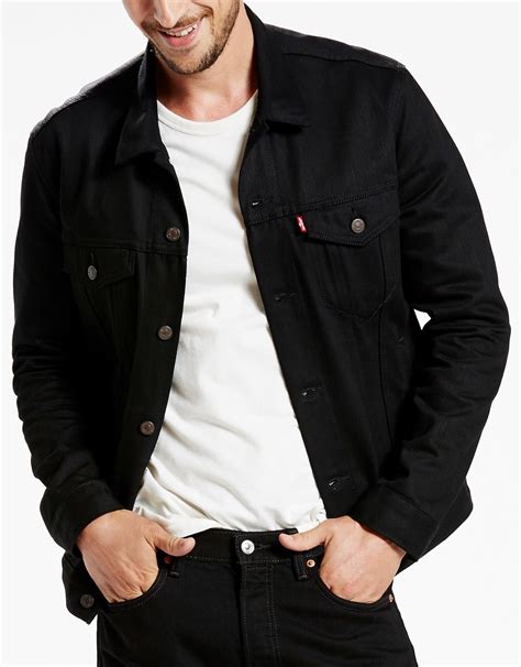 levi's black jacket.